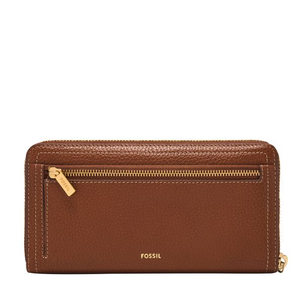 Fossil Logan RFID Zip Around Clutch - Preorder