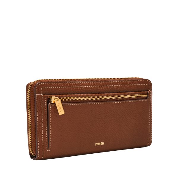 Fossil Logan RFID Zip Around Clutch - Preorder