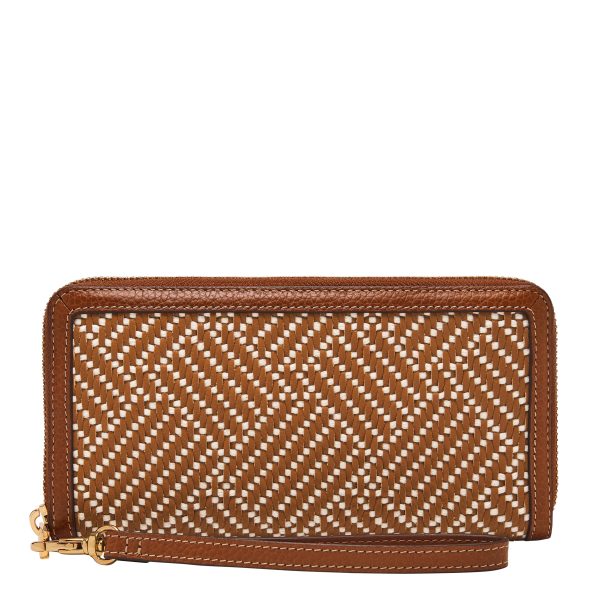 Fossil Logan RFID Zip Around Clutch - Preorder