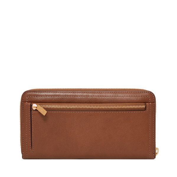 Fossil Logan RFID Zip Around Clutch - Preorder