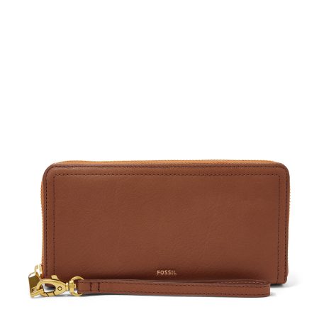 Fossil Logan RFID Zip Around Clutch - Preorder