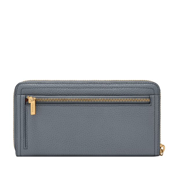Fossil Logan RFID Zip Around Clutch - Preorder