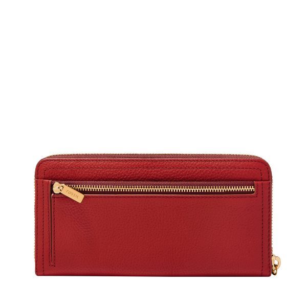 Fossil Logan RFID Zip Around Clutch - Preorder