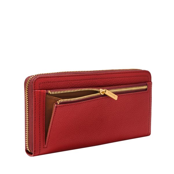 Fossil Logan RFID Zip Around Clutch - Preorder