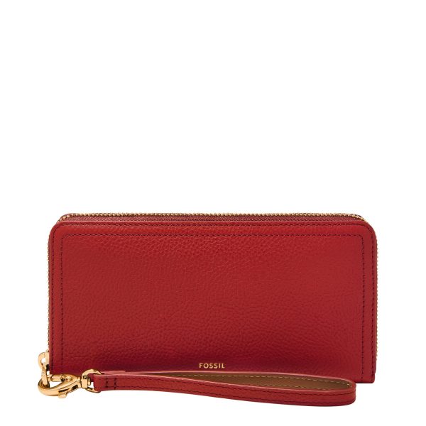 Fossil Logan RFID Zip Around Clutch - Preorder
