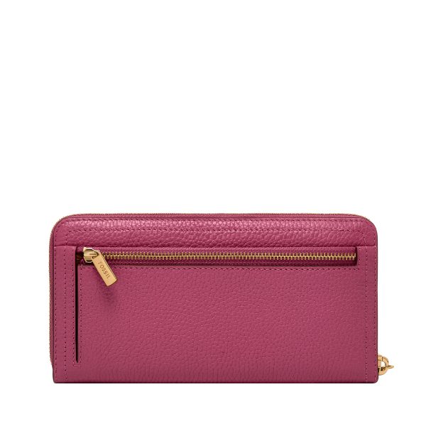 Fossil Logan RFID Zip Around Clutch - Preorder