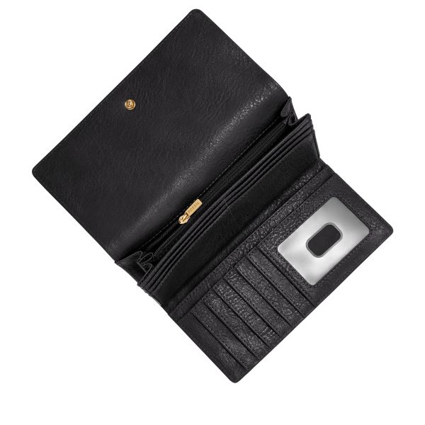 Fossil Logan Leather RFID Flap Clutch Wallet - Preorder