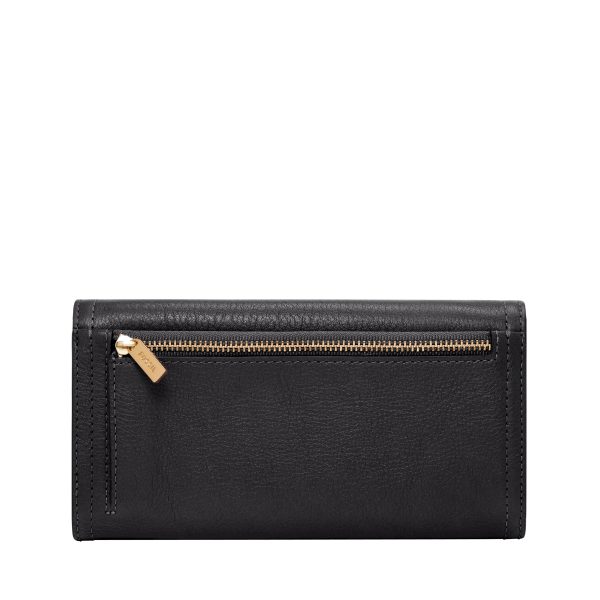 Fossil Logan Leather RFID Flap Clutch Wallet - Preorder