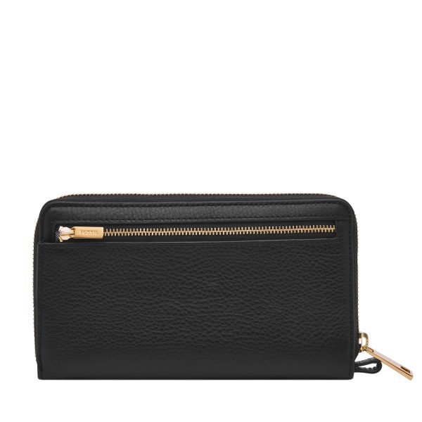 Fossil Liza Leather Zip Around Clutch Wallet - Preorder