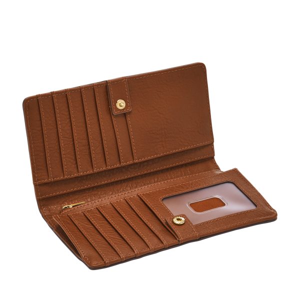 Fossil Liza Leather Slim Bifold Wallet - Preorder