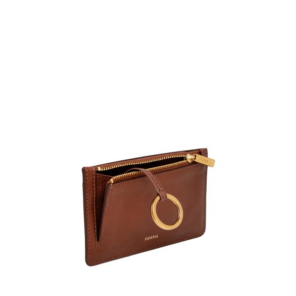 Fossil Logan Leather Card Case Wallet - Preorder