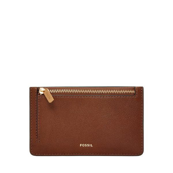Fossil Logan Leather Card Case Wallet - Preorder