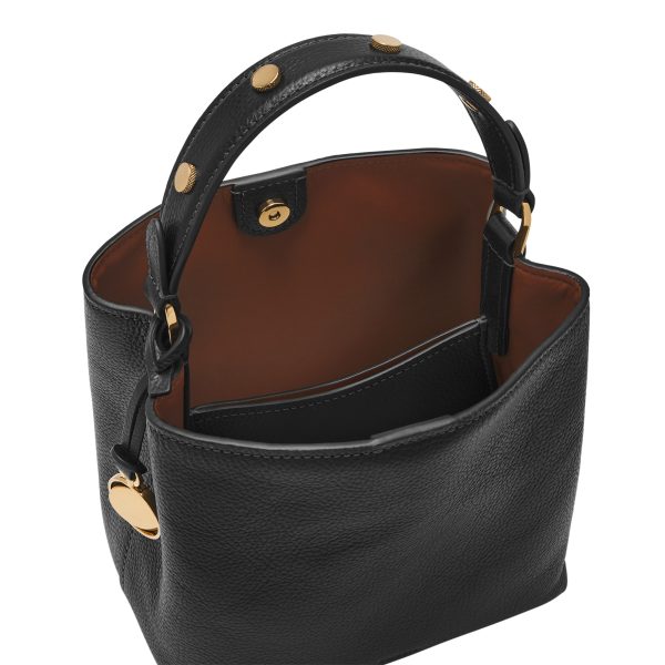 Fossil Jessie Leather Small Bucket Crossbody Bag - Preorder