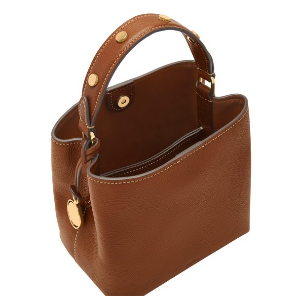 Fossil Jessie Leather Small Bucket Crossbody Bag - Preorder