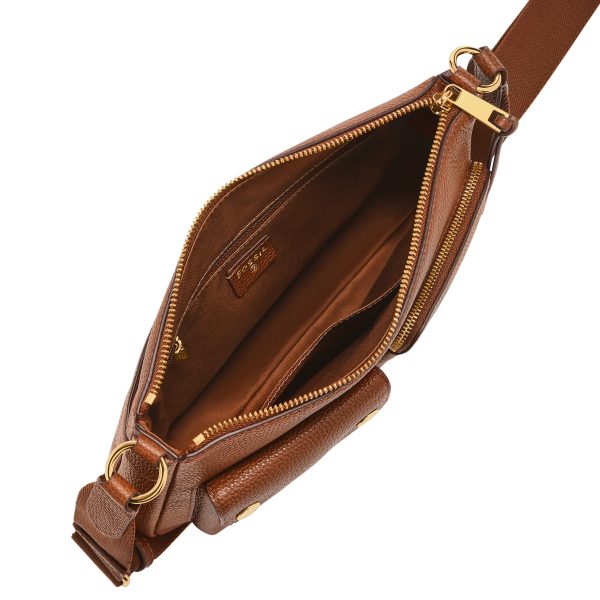 Fossil Maysen Leather Cargo Crossbody Bag - Preorder
