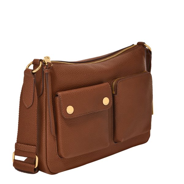 Fossil Maysen Leather Cargo Crossbody Bag - Preorder