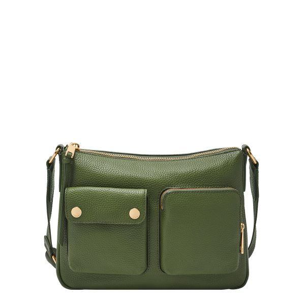 Fossil Maysen Leather Cargo Crossbody Bag - Preorder