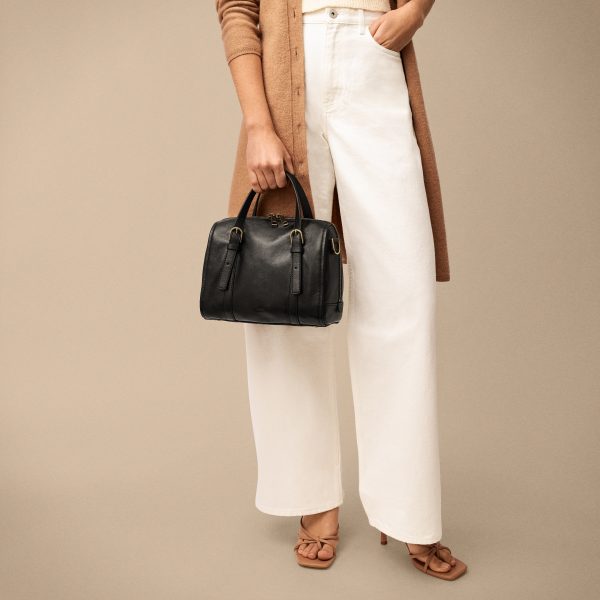 Fossil Carlie Leather Satchel - Preorder