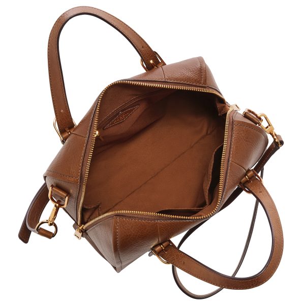 Fossil Carlie Leather Satchel - Preorder