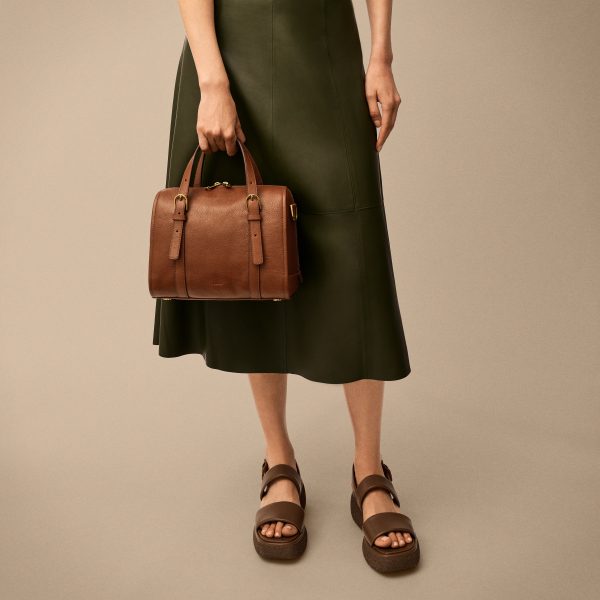 Fossil Carlie Leather Satchel - Preorder