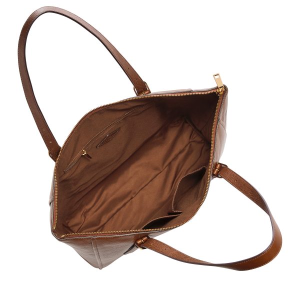 Fossil Carlie Leather Tote - Preorder