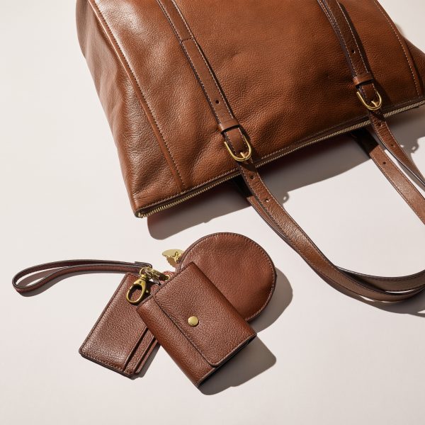 Fossil Carlie Leather Tote - Preorder