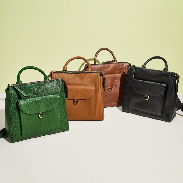 Fossil Parker Leather Small Backpack - Preorder