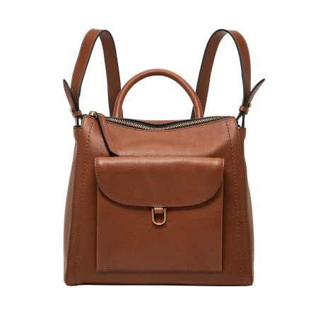Fossil Parker Leather Small Backpack - Preorder