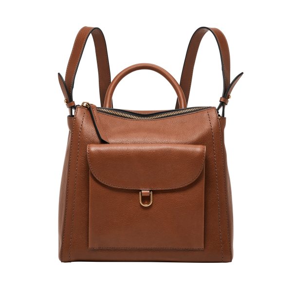 Fossil Parker Leather Small Backpack - Preorder