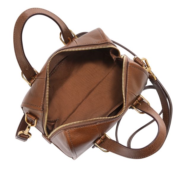 Fossil Carlie Leather Mini Satchel - Preorder