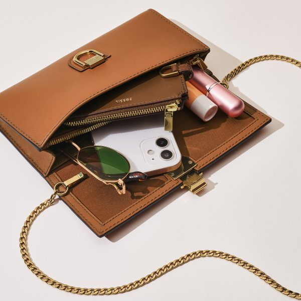 Fossil Avondale Leather Wallet Crossbody Bag - Preorder