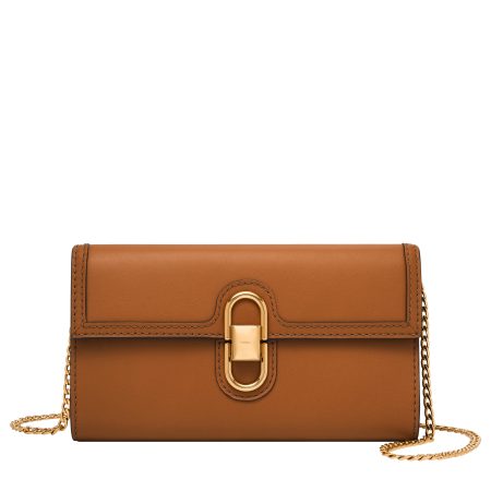 Fossil Avondale Leather Wallet Crossbody Bag - Preorder