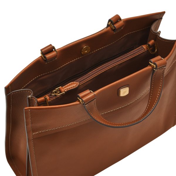 Fossil Gemma Leather Small Tote - Preorder