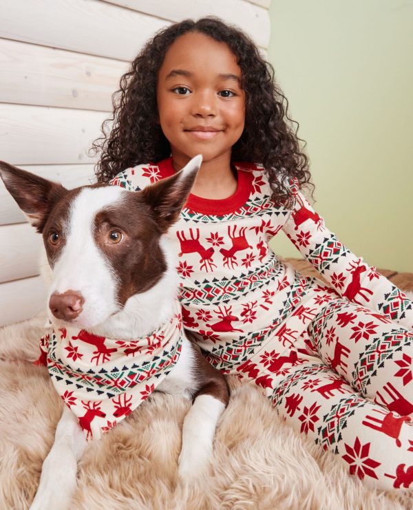 Hanna Andersson Holiday Dear Deer HannaJams Pajama Set