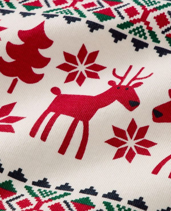 Hanna Andersson Holiday Dear Deer HannaJams Pajama Set