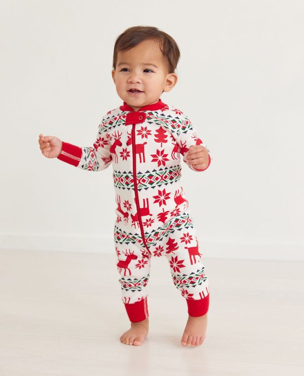 Hanna Andersson Holiday Dear Deer HannaJams Sleeper