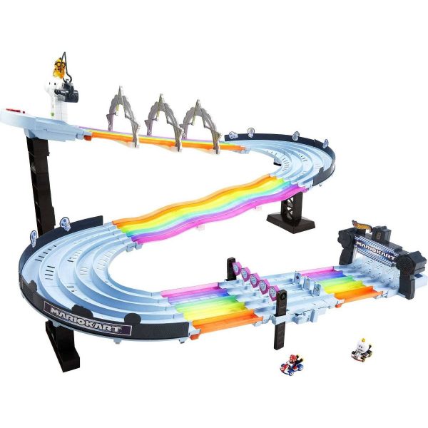 Hot Wheels Mario Kart Rainbow Road Raceway 30-Piece Set - USA Preorder
