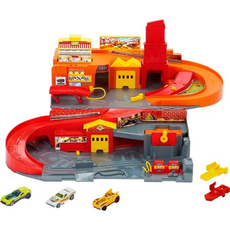 Hot Wheels City Sto & Go Refresh 6-Piece Playset - USA Preorder