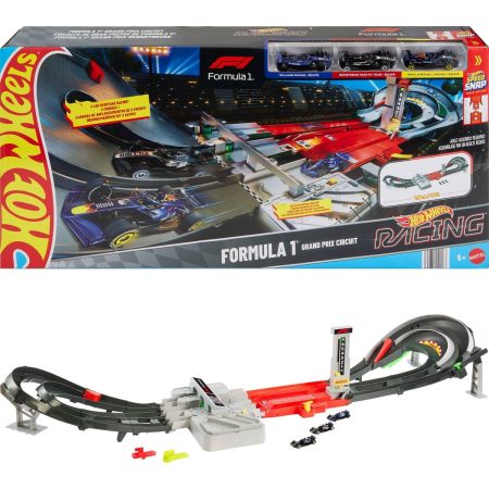 Hot Wheels Formula 1 Grand Prix Circuit Track with 3 Cars - USA Preorder