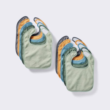 Cloud Island Terry Bibs Cool Pack 10-Piece - USA Preorder