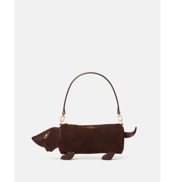 Kate Spade Charlie Dachshund Crossbody Bag Brown Multi - Preorder