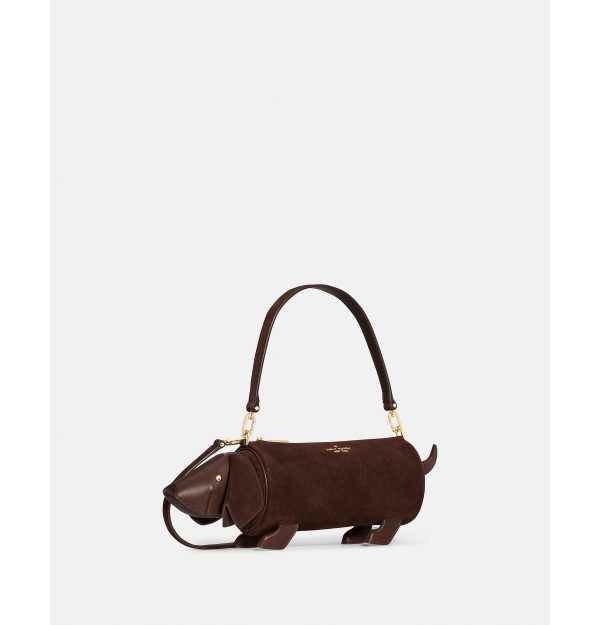 Kate Spade Charlie Dachshund Crossbody Bag Brown Multi - Preorder