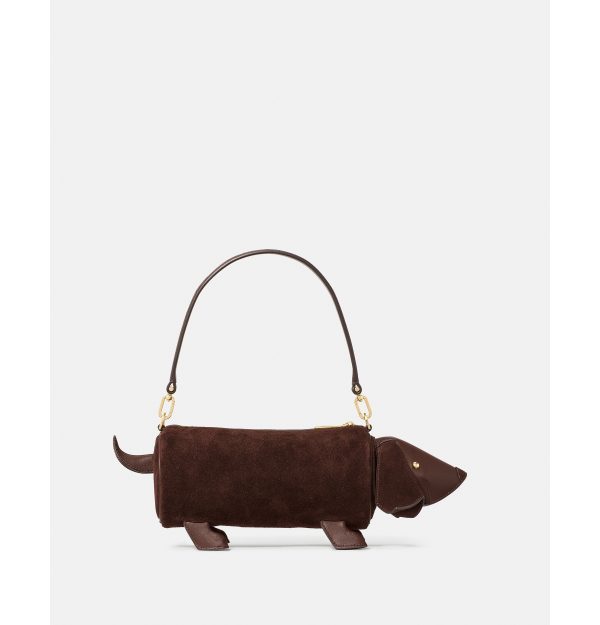 Kate Spade Charlie Dachshund Crossbody Bag Brown Multi - Preorder