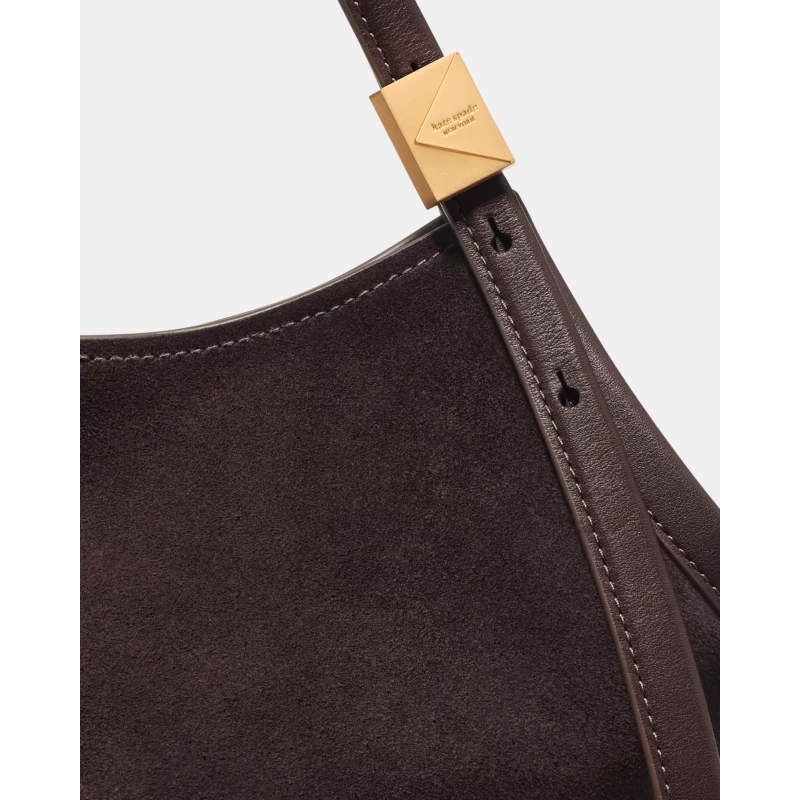 Kate Spade Deco Small Tulip Suede Top Handle Bag KN092 suede 2026