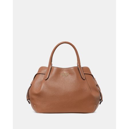 Kate Spade Dumpling Satchel Bag Warm Gingerbread