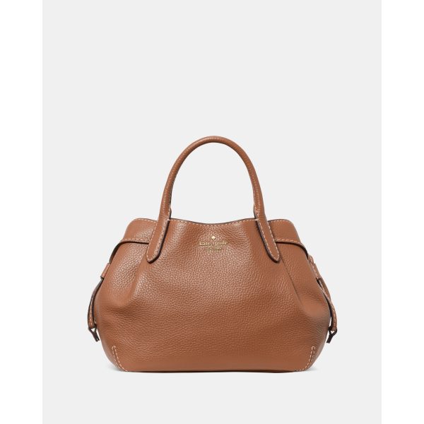 Kate Spade Dumpling Satchel Bag Warm Gingerbread