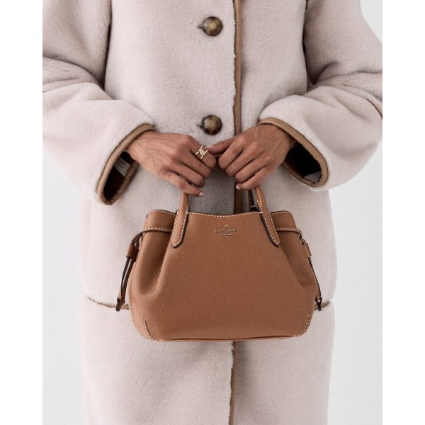 Kate Spade Dumpling Satchel Bag Warm Gingerbread