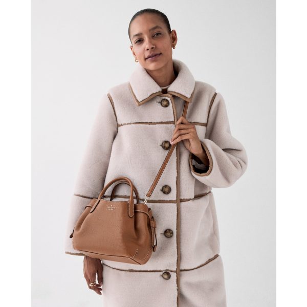 Kate Spade Dumpling Satchel Bag Warm Gingerbread