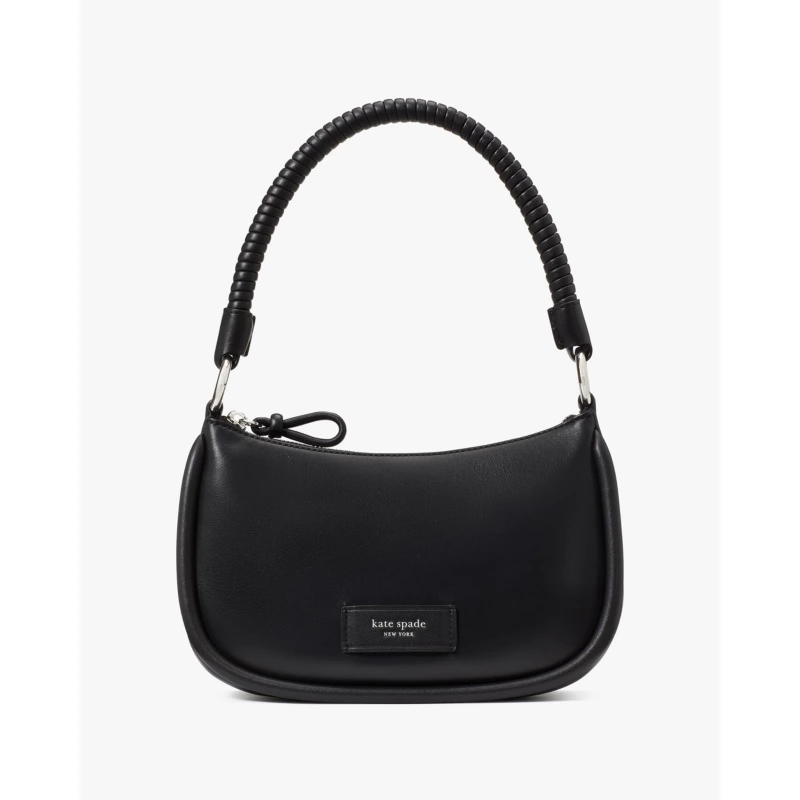 Kate Spade Loop Small Shoulder Bag KO768 black leather official product