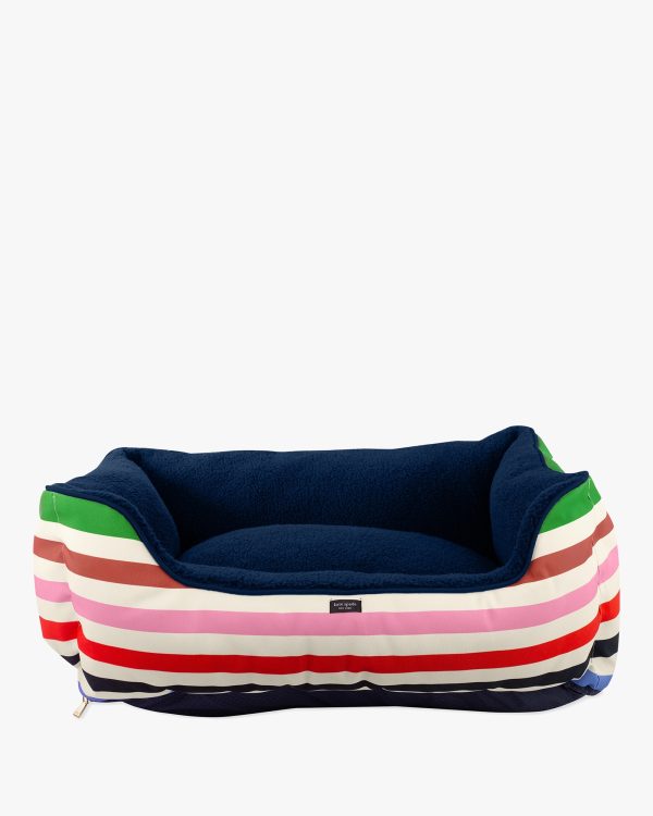 Kate Spade Adventure Stripe Pet Bed
